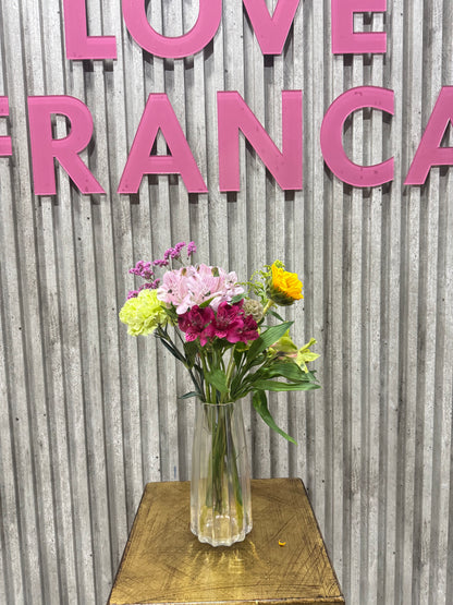 Florero rayas y curvas